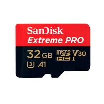 Cartão de Memória Sandisk Extreme Pro SDSQXCG-032G-GN6MA - 32GB - Micro SD com Adaptador - 100MB/s