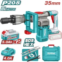 Martelete Rotativo Sem Fio 20V Total - TDBLI203582 (X2 Baterias) 220V-50/60HZ