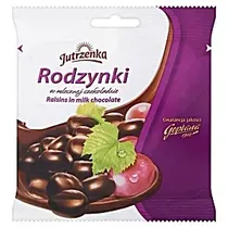 Jutrzenka Chocolate Raisins - 80GR Morado