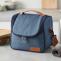 Bolsa Térmica Azul 22X20X15CM