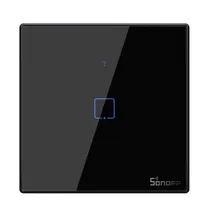 Sonoff Interruptor Smart Parede T3EU1C 1TC Preto
