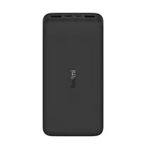 Carregador Portátil Xiaomi Redmi PB-200-LZM 20.000MAH com 2 Portas USB-A e 1 USB-C - Preto