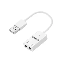 Cable Adap Sate USB (M) A Audio 3.5MM (H) AL-06