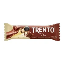 Chocolate Peccin Trento Duo Ao Leite e Branco 29G