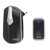 Campainha Quanta QTCW05 - 150M - À Prova D'Água - Preto