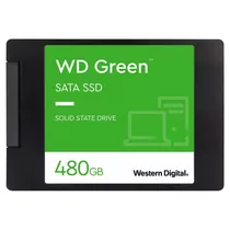 SSD Western Digital WD Green, 480GB, 2.5", SATA 3, Leitura 545MB/s, Gravação 430MB/s, WDS480G3G0A
