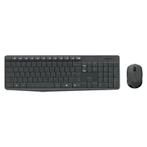 Teclado e Mouse Logitech MK235 USB Preto (Espanhol – Sem Fio)