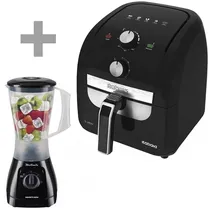 Kit Fritadeira Elétrica Itatiaia AFITA2002 1.900 Watts 5 Litros 220V ~ 50/60 HZ + Liquidificador Molimix Mbarete ML-850-B