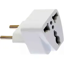 Adaptador de Tomada Europeu para O Brasil Padron - Branco