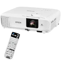 Projetor Epson Powerlite W49 de 3.800 Lúmens com HDMI e VGA Bivolt - Branco