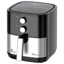 Fritadeira Elétrica Electrobras Airfry Max EBAF-61-B - 1900W - 6.1L - 220V 50/60HZ - Preto e Prata