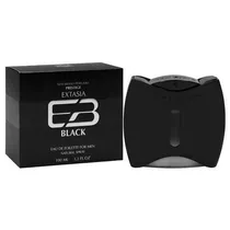 Perfume New Brand Extasia Black Eau de Toilette Masculino 100ML