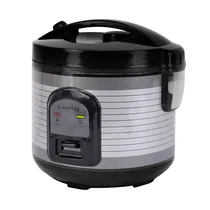 Panela Eletrica para Arroz Smartfy PE01G / 400W / 1 Litro / 110V ~ 60HZ - Preto/ Cinza