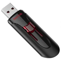 Pen Drive Sandisk Cruzer Glide SDCZ600-032G-G35 - 32GB - Preto e Vermelho