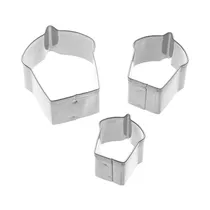 Set de Cortadores de Fondant Kitchen Craft SDICUTCC3PC 3 Piezas