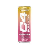 Cellucor Pre Workout C4 Energy Lata Tropical Passion Fruit Aluminio Amarillo