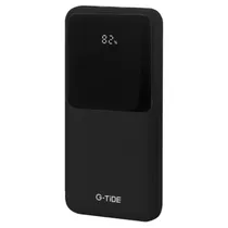 Carregador Portatil Powerbank G-Tide Easy 1 / 22.5W / 10000MAH / 2X USB / Cabo Embutido Lightning - USB-C - Preto