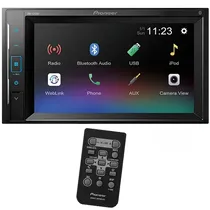 Multimídia Receiver Pioneer DMH-A245BT de 6.2" com USB/Bluetooth/Rádio - Preto