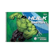 Cuaderno de Dibujo Tilibra Marvel Avengers Hulk 358570 80 Hojas Surtido 1 Pieza