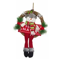 Guirlanda de Enfeites de Natal L8-260 Boneco de Neve 24 CM