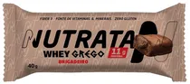 Barra de Proteína Nutrata Whey Grego Brigadeiro - 40G