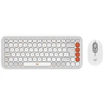 Teclado Logitech + Mouse Pop Icon Combo 920-013055 Espanhol - White