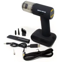 Aspirador de Pó Multifuncional Megastar VC138 90 Watts Recarregável - Preto