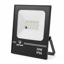 Refletor LED Sate Jortan JT-JGRGB30W 30W/RGB/IP66/Controle