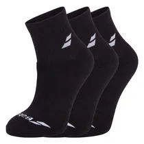 Meias Babolat Quarter Socks 3 Pares Unissex 43-46