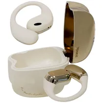 Fone de Ouvido Sem Fio Yookie Ows YKS80 - Bege/Dourado