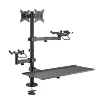 Suporte FTX FTX-02LD - para 2 Monitores de 17" A 32" - Articulado - Preto