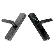 Fechadura Eletronica Digital Joog Smart Lock Supersafe JSL-01 / Card / Pin / Fingerprint / Key - Preto