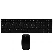 Teclado e Mouse Kit Mtek KM5197B-e Esp Preto