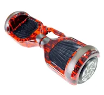 Scooter Elétrico Keen 6.5" / Bluetooth / LED - Vermelho Rajado