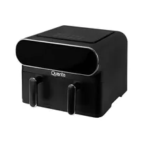 Fritadeira Elétrica Air Fryer Quanta Gran Piatto QTAFD11 - 1700W - 2X 5.5L - 220V - Cinza