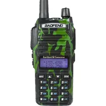 Walkie Talkie Baofeng UV-82 - 20 KM - 128 Canais - Verde Camuflado