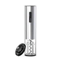 Abridor de Vinho Eletrico Electropro Recarregavel USB / 9W / 1200MAH Aço Inox - Prata