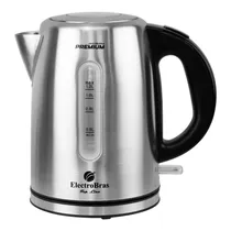 Jarra Elétrica Electrobras Premium EBJE-03 - 1.2L - 2200W - 220V - Prata e Preto