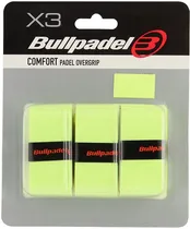 Overgrip Bullpadel Comfort para Raquete - Amarelo Fluor (3 Unidades)