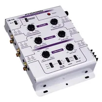 Crossover Pyramid Gold Series CR74 / 3 Vias / 6 Canais com Função Boost - Branco