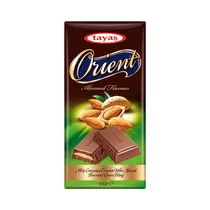 Barra de Chocolate Tayas Orient Sabor Almendra - 80G