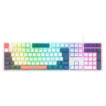 Teclado Gamer Redragon Trundle K668WGB RGB USB-C - Branco