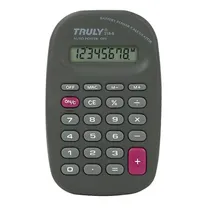 Calculadora Truly 318-8 - 8 Dígitos - Preto