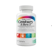 Earths Creation Vitamina Century Adults 100 Comprimidos Plastico Blanco