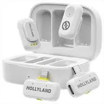 Hollyland Lark A1 Combo Microfono USB-C/Lightning White