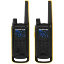 Radio Walkie Talkie Motorola T470 56KM/35MILHAS Neg/Ama