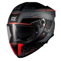 Capacete Axxis Hawk SV Evo Dark Justice - Articulado - Tamanho XXL - com Óculos Interno - Matt