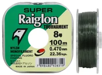 Linha Monofilamento Marine Sports Super Raiglon 8LB 0.470MM - 100M