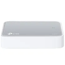 Switch TP-Link TL-SF1005D com 5 Portas Ethernet de 10/100 MBPS - Branco/Cinza