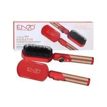 Cepillo Alisador Enzo Precisionware EN-4002 Red Bivolt